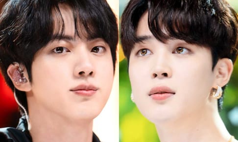 BTS（左）ジン（右）ジミン