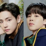 （左）BTS V（右）ジミン