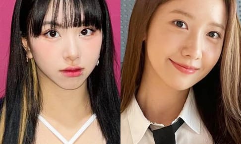 TWICE チェヨン、少女時代 ユナ（右）