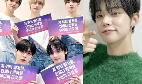 TXT、ヨンジュン（右）