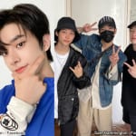 ENHYPEN ジェイク、Stray Kidsのフィリックス、ジェイク、Stray Kidsのバンチャン（右）