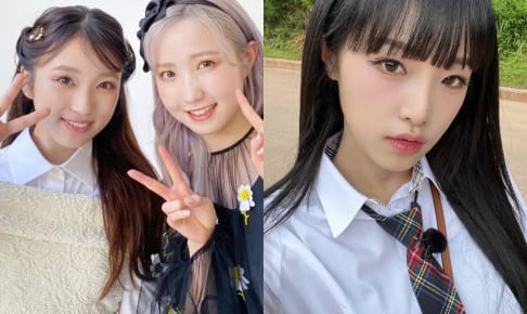矢吹奈子、本田仁美、チェ・イェナ（右）