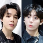 BTS（左）ジミン（右）ジョングク