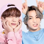 BTS（左）ジン（右）ジョングク