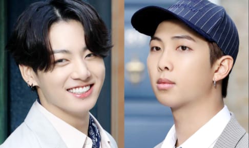 （左）BTS ジョングク（右）RM