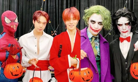 2021年のSMハロウィーンでのNCT（マーク、ドヨン、ユウタ、ソンチャン、ショウタロウ）