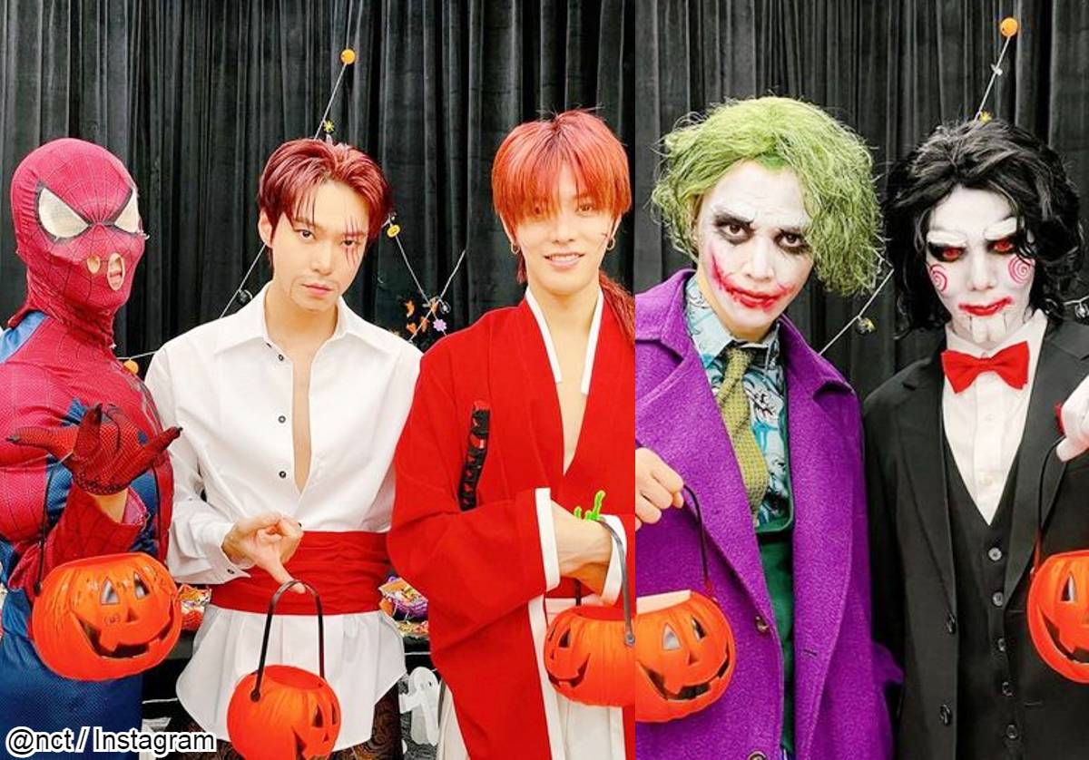 2021年のSMハロウィーンでのNCT（マーク、ドヨン、ユウタ、ソンチャン、ショウタロウ）