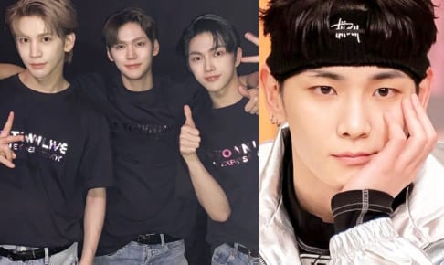 SMROOKIES（左からショウヘイ、ウンソク、スンハン）、SHINee キー