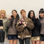BLACKPINKとGirl's Day ヘリの妹（中央）