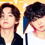 （左）BTS V（右）シュガ