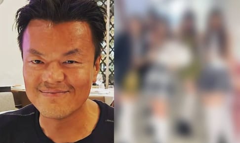 J.Y.Park（左）、J.Y.Parkがダンスをカバーした大人気ガールズグループ（右）