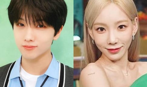 NCT チソン、少女時代 テヨン（右）
