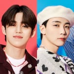 SEVENTEEN（左）エスクプス（右）ジョンハン