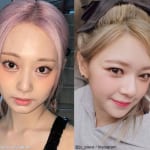 TWICE ツウィ（左）、ジョンヨン（右）