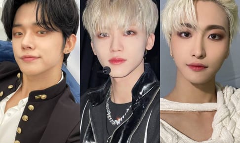 TXT ヨンジュン、NCT ジェミン、ATEEZ ソンファ（右）