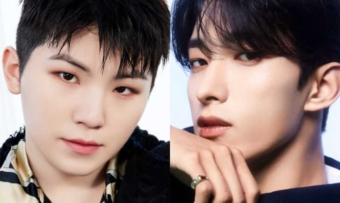 SEVENTEEN（左）ウジ（右）ドギョム