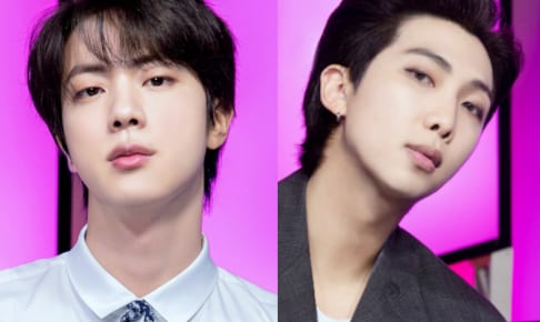 （左）BTS ジン（右）RM