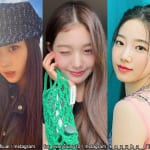 aespa ジゼル、IVE ウォニョン、LE SSERAFIM カズハ（右）