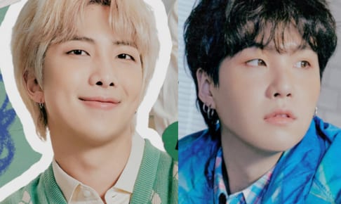 （左）BTS RM（右）シュガ