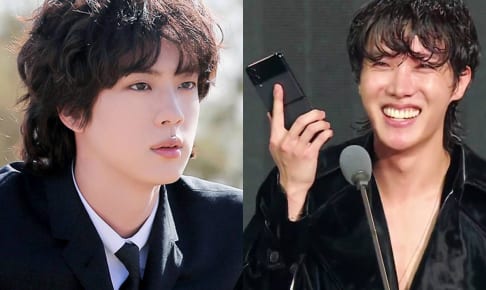 BTS ジン、j-hope（右）