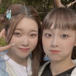 Billlie ツキ（左）＆元LOONA チュウ（右）