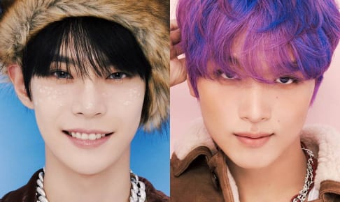 NCT ドヨン、ヘチャン（右）