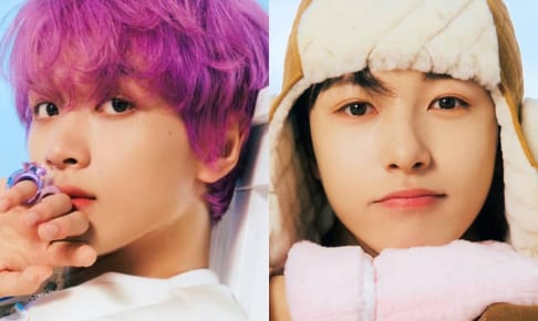 NCT ヘチャン、ロンジュン（右）