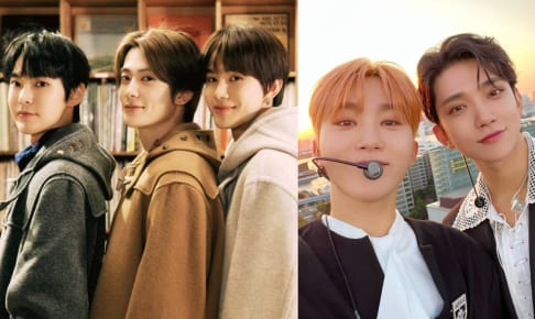NCT（ドヨン・ジェヒョン・ジョンウ）、SEVENTEEN（スングァン、ジョシュア）（右）
