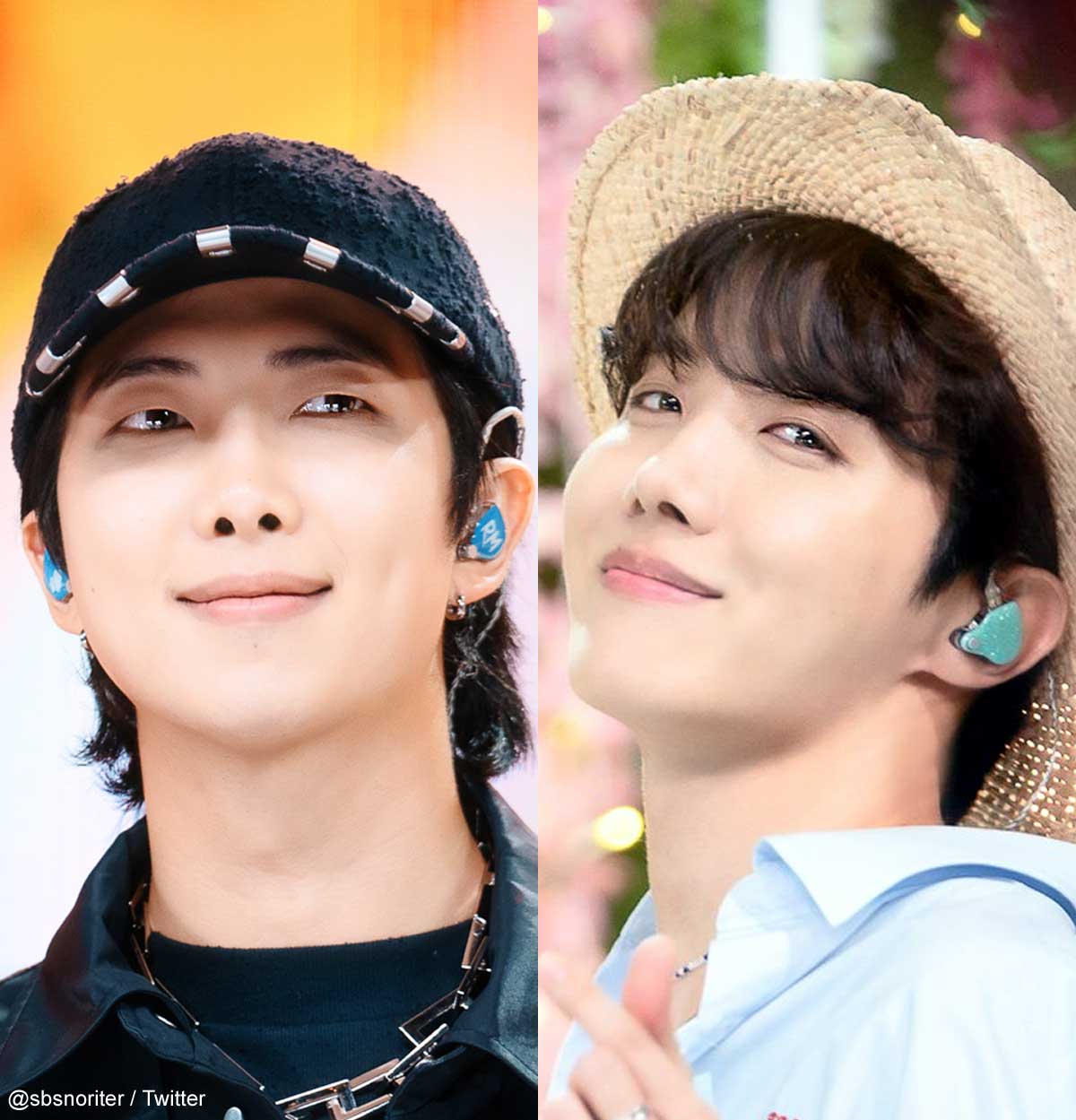 BTS（左）RM（右）j-hope