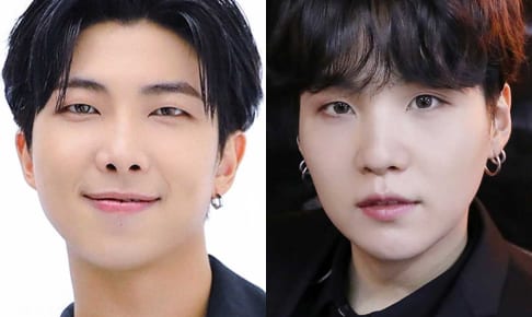 BTS（左）RM（右）シュガ