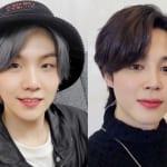 （左）BTS シュガ（右）ジミン