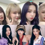 aespa（上段）、ITZY