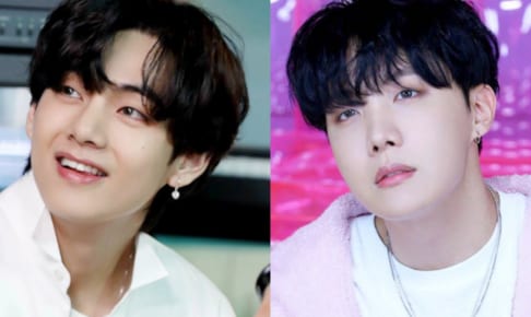 （左）BTS V（右）j-hope