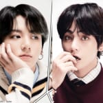 （左）BTS ジョングク（右）V