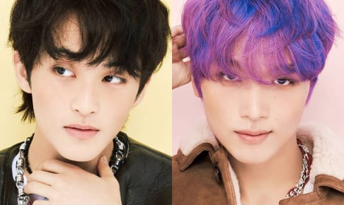 NCT マーク、ヘチャン（右）