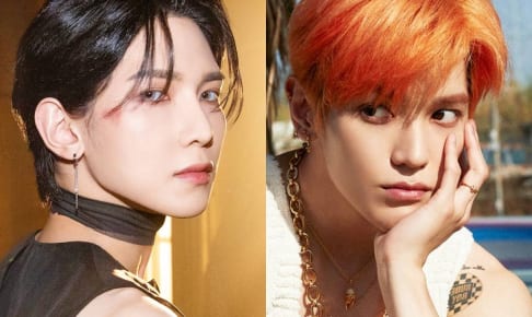 ATEEZ ヨサン、NCT テヨン（右）