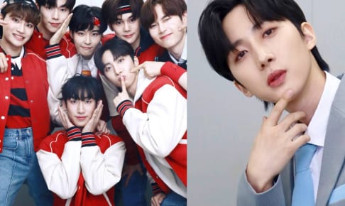 「BOYS PLANET」練習生たち、PENTAGON フイ（右）