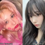 チョン・ソミ、aespa ジゼル（右）
