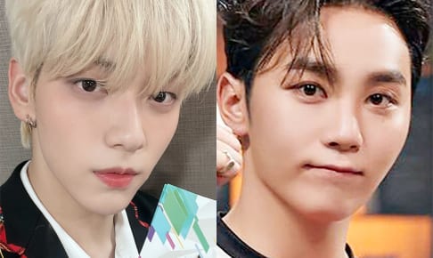 （左）TXT スビン（右）SEVENTEEN スングァン