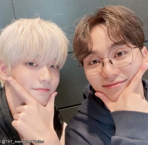 (左)TXT スビン(右)SEVENTEEN スングァン