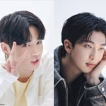 （左）BTS ジョングク（右）RM