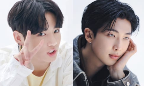 （左）BTS ジョングク（右）RM