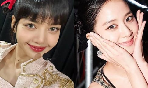 BLACKPINK リサ、ジス（右）