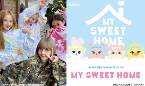 BLACKPINK（左）