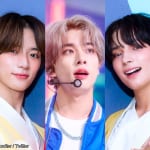 （左から）TXT ボムギュ、ENHYPEN ジェイク、TXT ヒュニンカイ