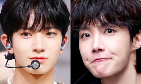（左）ENHYPEN ヒスン（右）BTS j-hope