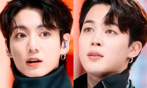 BTS（左）ジョングク（右）ジミン