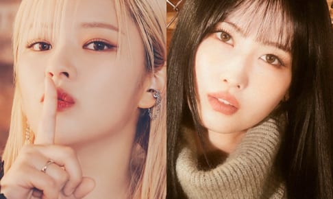 TWICE ジョンヨン（左）、モモ