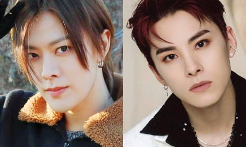 NCT ユウタ、JO1 川西拓実（右）