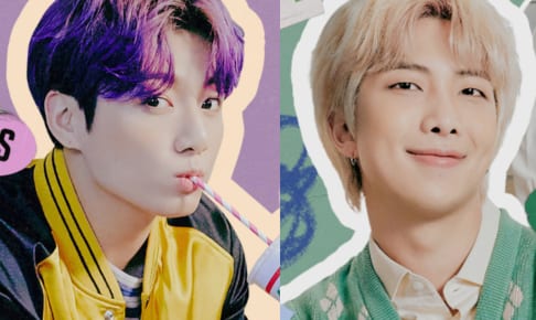 （左）BTS ジョングク（右）RM